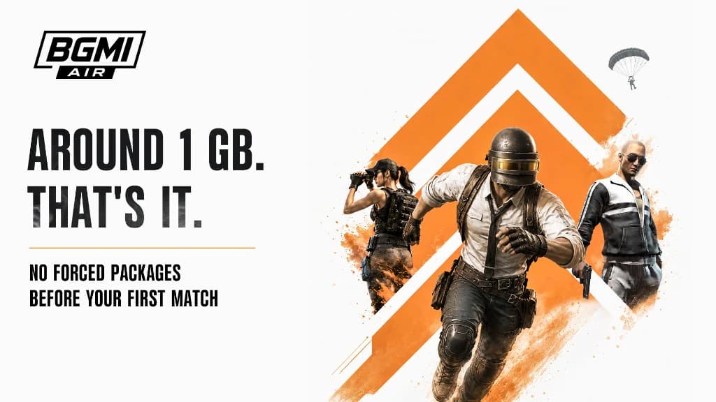 BGMI Air around 1 GB initial download announcement